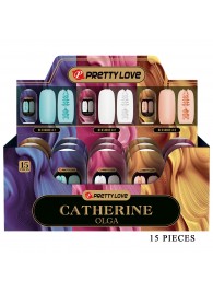 Набор из 15 мастурбаторов Catherine Olga - Baile - в Абакане купить с доставкой