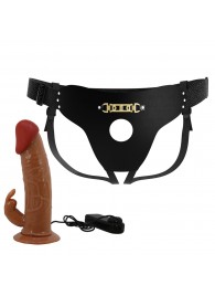 Мужской полый страпон с вибрацией Marion - Baile - купить с доставкой в Абакане