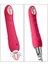 Малиновая насадка на душ с вибрацией Showers to orgasm - 20,1 см. - Orion - купить с доставкой в Абакане