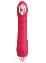 Малиновая насадка на душ с вибрацией Showers to orgasm - 20,1 см. - Orion - купить с доставкой в Абакане