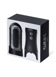 Набор Tenga Flip Zero Electronic Vibrotation: мастурбатор с вибрацией и устройство вращения - Tenga - в Абакане купить с доставкой