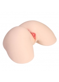 Мастурбатор-полуторс с двойным слоем материала Jenny Onahole Real Hips - KOKOS - в Абакане купить с доставкой