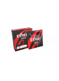 Презервативы с ароматом колы Expert Cola - 3 шт. - Expert - купить с доставкой в Абакане