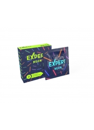 Светящиеся в темноте презервативы Expert Neon - 3 шт. - Expert - купить с доставкой в Абакане
