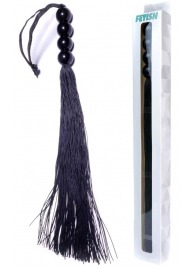 Черная силиконовая плеть - 37 см. - Boys of Toys - купить с доставкой в Абакане