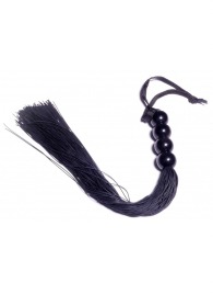 Черная силиконовая плеть - 37 см. - Boys of Toys - купить с доставкой в Абакане