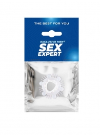 Стимулирующая насадка на пенис с несколькими видами рельефа - Sex Expert - в Абакане купить с доставкой