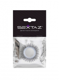 Круглое эрекционное кольцо с «ресничками» - Sextaz - в Абакане купить с доставкой