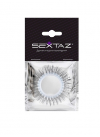 Круглое эрекционное кольцо с длинными «ресничками» - Sextaz - в Абакане купить с доставкой