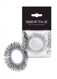 Круглое эрекционное кольцо с длинными «ресничками» - Sextaz - в Абакане купить с доставкой