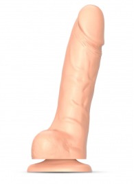 Телесный фаллоимитатор Sliding Skin Realistic Dildo XL с подвижной кожей - 19 см. - Strap-on-me