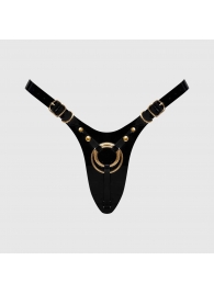 Черный пояс для фиксации насадок Strap-On-Me Leatherette Harness Fabulous - Strap-on-me - купить с доставкой в Абакане