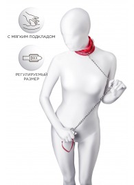 Красный ошейник с подкладкой из меха - ToyFa - купить с доставкой в Абакане