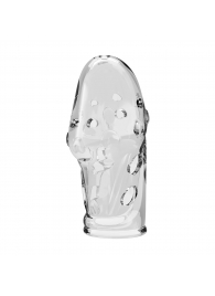 Прозрачная насадка на пенис Booker - 8 см. - Baile - в Абакане купить с доставкой