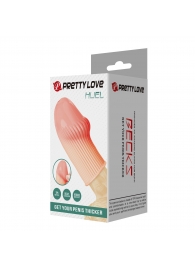 Телесная насадка на пенис Huel - 9 см. - Baile - в Абакане купить с доставкой