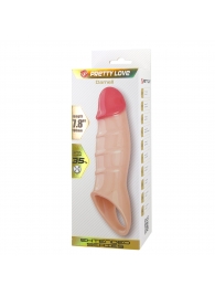 Телесная удлиняющая насадка на пенис Darnel - Baile - в Абакане купить с доставкой