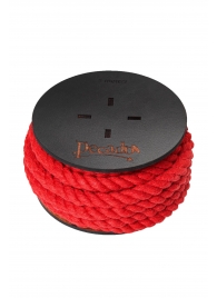 Красная веревка для шибари на катушке - 5 м. - Pecado - купить с доставкой в Абакане