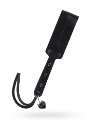 Черный кожаный пэддл - 32 см. - Pecado - купить с доставкой в Абакане