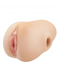 Телесный мастурбатор-вагина Pussy Pounder Squeeze Stroker - Pipedream - в Абакане купить с доставкой