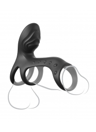 Черная насадка на пенис Ultimate Couples Cage Pro - Pipedream - в Абакане купить с доставкой