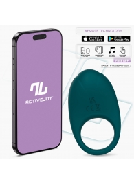 Зеленое интерактивное виброкольцо Ringo - Intoyou - в Абакане купить с доставкой