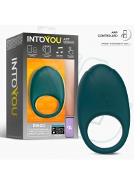 Зеленое интерактивное виброкольцо Ringo - Intoyou - в Абакане купить с доставкой
