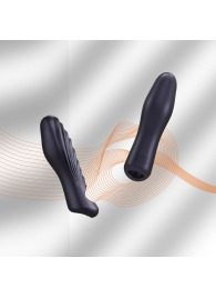 Сливовая силиконовая насадка на пенис с подхватом Manwan Ryzer - Manwan - в Абакане купить с доставкой