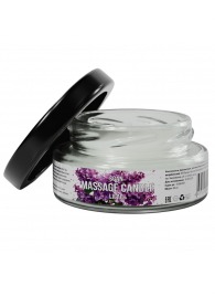 Массажная свеча «Сирень» - 50 мл. - SGAN - купить с доставкой в Абакане