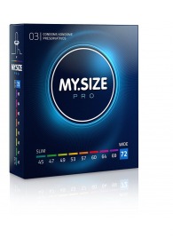 Презервативы MY.SIZE размер 72 - 3 шт. - My.Size - купить с доставкой в Абакане