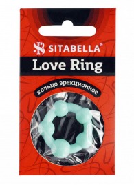 Цветное эрекционное кольцо с 5 бусинами Love Ring - Sitabella - в Абакане купить с доставкой