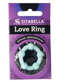 Цветное эрекционное кольцо Love Ring с бусинами - Sitabella - в Абакане купить с доставкой