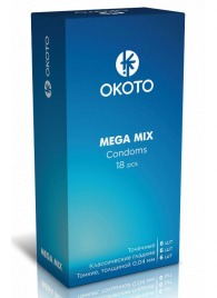 Презервативы OKOTO Mega Mix - 18 шт. - Sitabella - купить с доставкой в Абакане