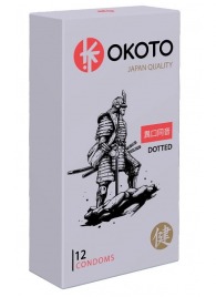 Точечные презервативы OKOTO Dotted - 12 шт. - Sitabella - купить с доставкой в Абакане