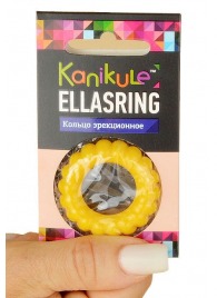 Цветное рельефное эрекционное кольцо Ellasring - Sitabella - в Абакане купить с доставкой