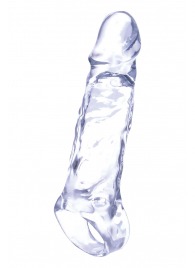 Прозрачная насадка-удлинитель Length Enhancer с подхватом - 16 см. - NMC - в Абакане купить с доставкой