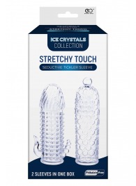 Набор из 2 прозрачных насадок на член Seductive Tickler Sleeves Set - NMC - в Абакане купить с доставкой