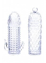 Набор из 2 прозрачных насадок на член Seductive Tickler Sleeves Set - NMC - в Абакане купить с доставкой