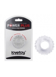 Прозрачное эрекционное кольцо Power Plus - Lovetoy - в Абакане купить с доставкой