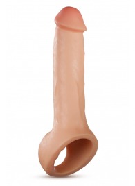 Телесная насадка-удлинитель Thrive 8.75 Inch Realistic Penis Extender Sleeve - 22,2 см. - Blush Novelties - в Абакане купить с доставкой