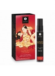 Оральный спрей Waves of Pleasure с ароматом клубники и шампанского - 20 мл. - Shunga - купить с доставкой в Абакане