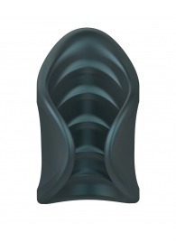 Серый сквозной мастурбатор с вибрацией Manwan Starter - Manwan - в Абакане купить с доставкой