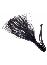 Черная силиконовая плетка - 25,4 см. - Boys of Toys - купить с доставкой в Абакане