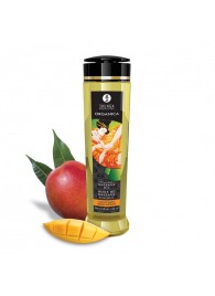 Массажное масло для тела Luscious Mango с ароматом манго - 240 мл. - Shunga - купить с доставкой в Абакане