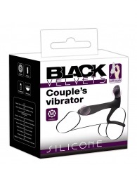 Черная насадка на член с вибрацией Couple’s Vibrator - Orion - в Абакане купить с доставкой