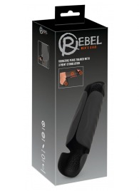 Черный вибромастурбатор с трехточечной стимуляцией Penis Trainer with 3 Point Stimulation - Orion - в Абакане купить с доставкой