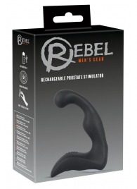 Черный перезаряжаемый стимулятор простаты с вибрацией - 14,6 см. - Orion - в Абакане купить с доставкой