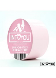 Розовый скотч для фиксации Non-Sticky Bondage Tape - 15 м. - Intoyou - купить с доставкой в Абакане