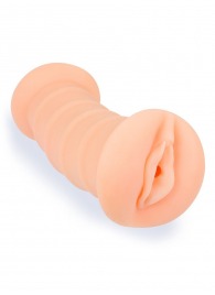 Телесный двусторонний мастурбатор с вибропулей и эрекционными кольцами в комплекте - Sexy Girl - в Абакане купить с доставкой