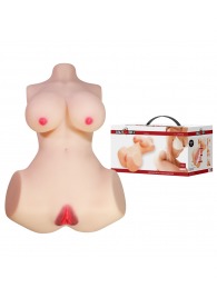 Мастурбатор-торс Aveline с 2 любовными тоннелями - Baile - в Абакане купить с доставкой