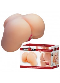 Телесный мастурбатор с 2 любовными отверстиями Olivia - Baile - в Абакане купить с доставкой